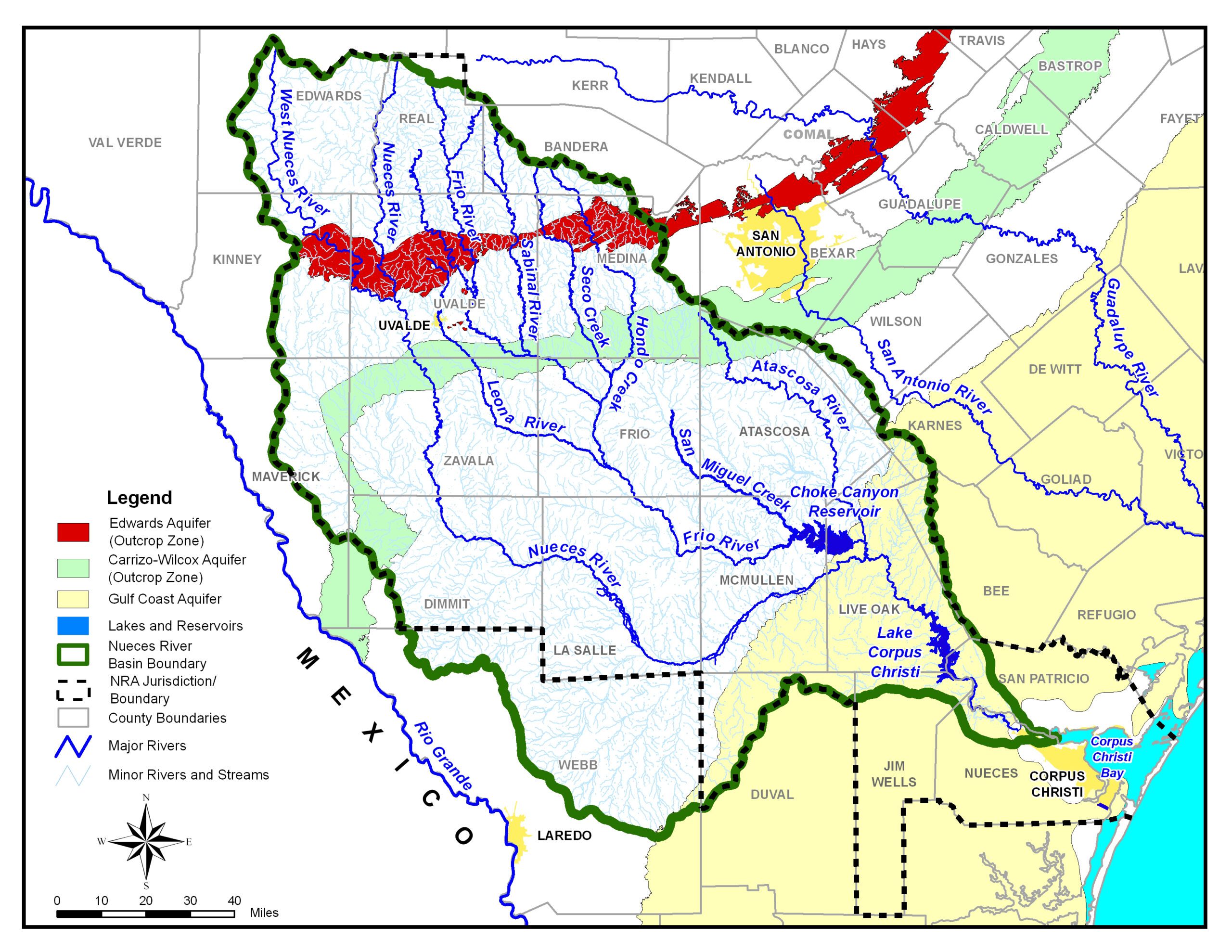 Maps Nueces River Authority